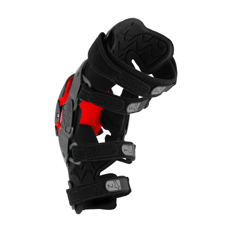 Alpinestars RK-1 Plasma steznici za koljena crno-crveni