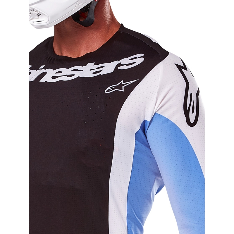 Alpinestars Techstar Melt motokros majica crno-plava