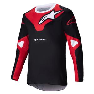 Alpinestars Racer Veil motokros majica crno-crvena