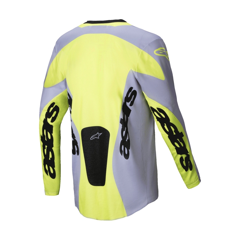 Motocross dres Alpinestars Racer Veil sivo-fluo žuti