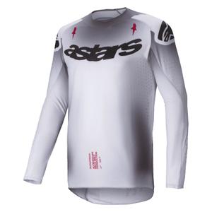 Alpinestars Supertech Maker motocross dres srebrno-crni