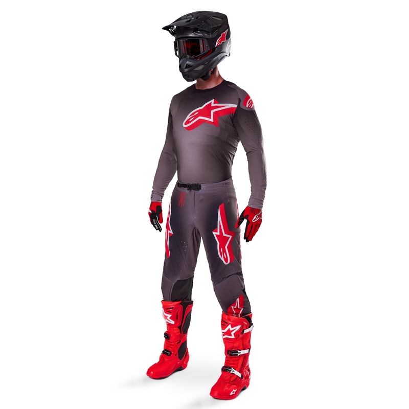Alpinestars Supertech Lipan motocross dres dim-crvena
