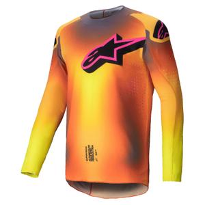 Alpinestars Supertech Lipan motocross dres žuto-roza