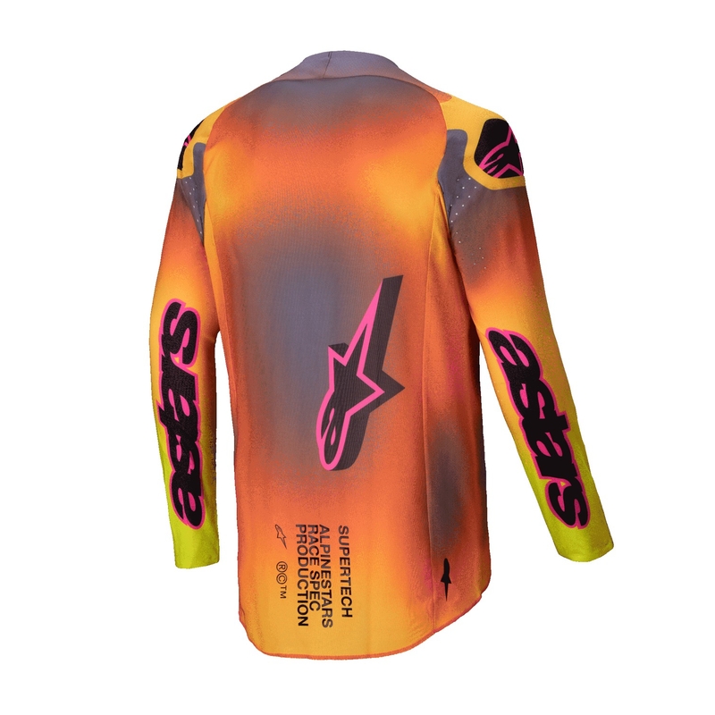 Alpinestars Supertech Lipan motocross dres žuto-roza