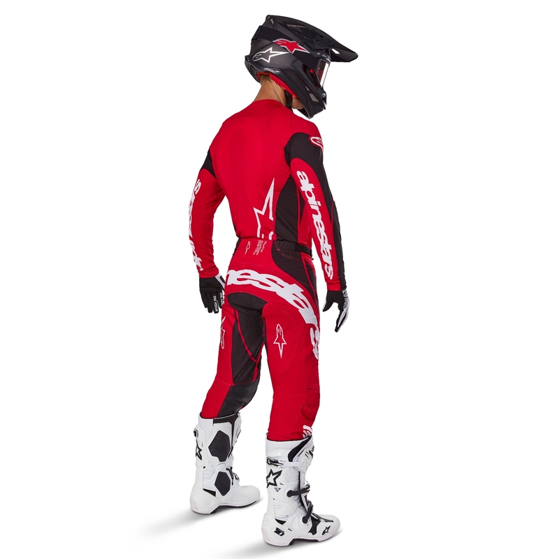 Alpinestars Techstar Dreem motocross majica crveno-crna
