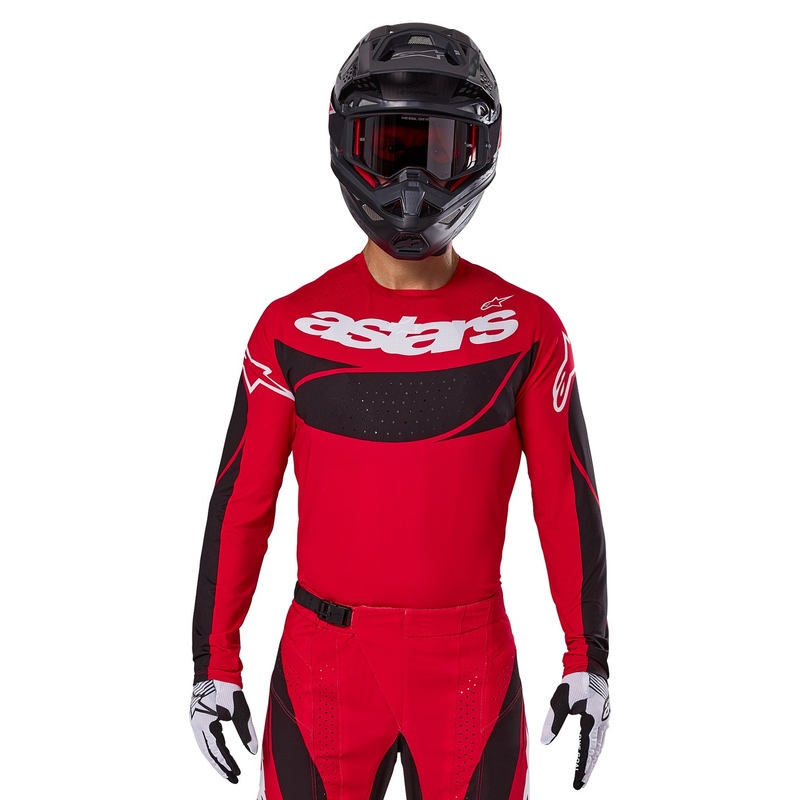 Alpinestars Techstar Dreem motocross majica crveno-crna