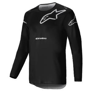 Alpinestars Racer Graphite motocross majica crno-siva