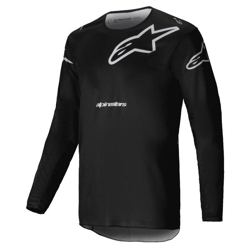 Alpinestars Racer Graphite motocross majica crno-siva