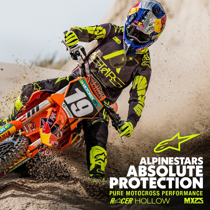 Alpinestars Racer Hollow motocross majica tamno kamuflažno-fluo žuta
