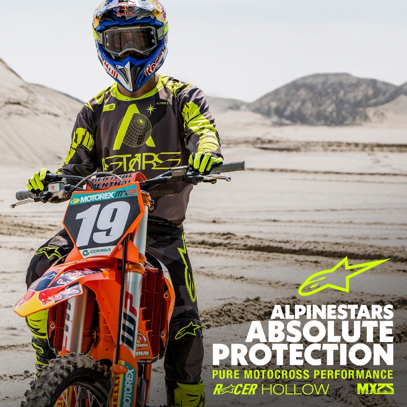 Alpinestars Racer Hollow motocross majica tamno kamuflažno-fluo žuta