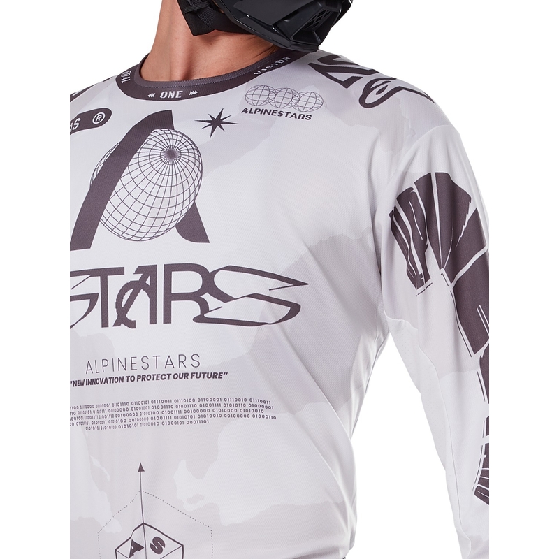 Alpinestars Racer Hollow motocross majica svijetlo kamuflažno smeđa