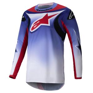 Alpinestars Fluid Wurx motocross dres fluo ljubičasto-crveni