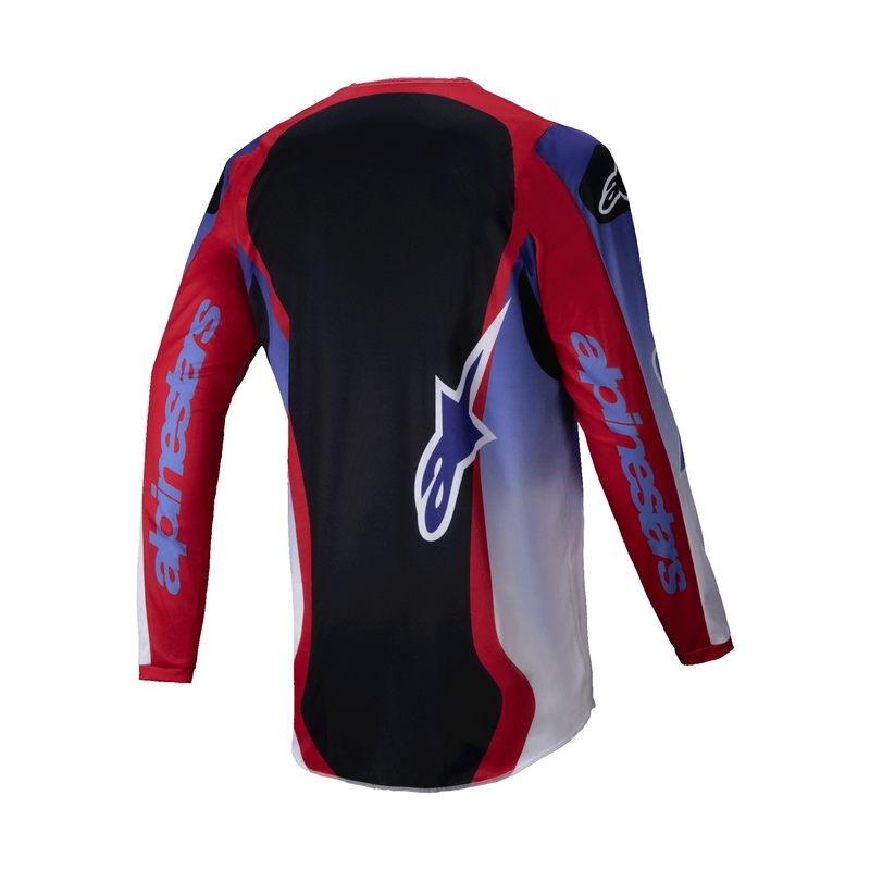 Alpinestars Fluid Wurx motocross dres fluo ljubičasto-crveni