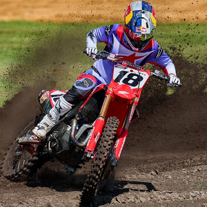 Alpinestars Fluid Wurx motocross dres fluo ljubičasto-crveni
