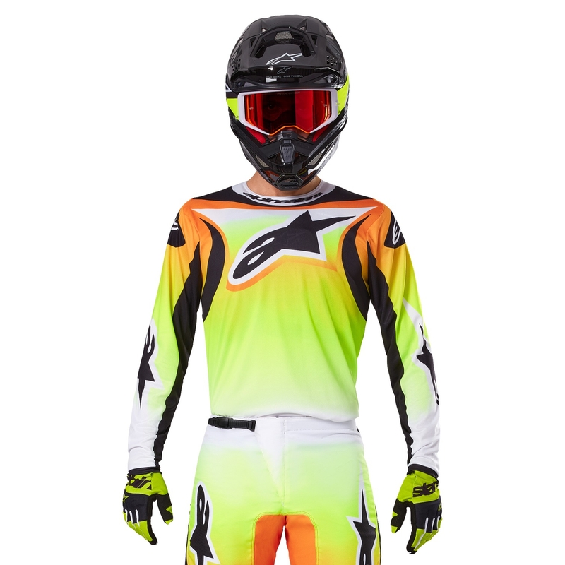 Alpinestars Fluid Wurx motocross dres žuto-crni