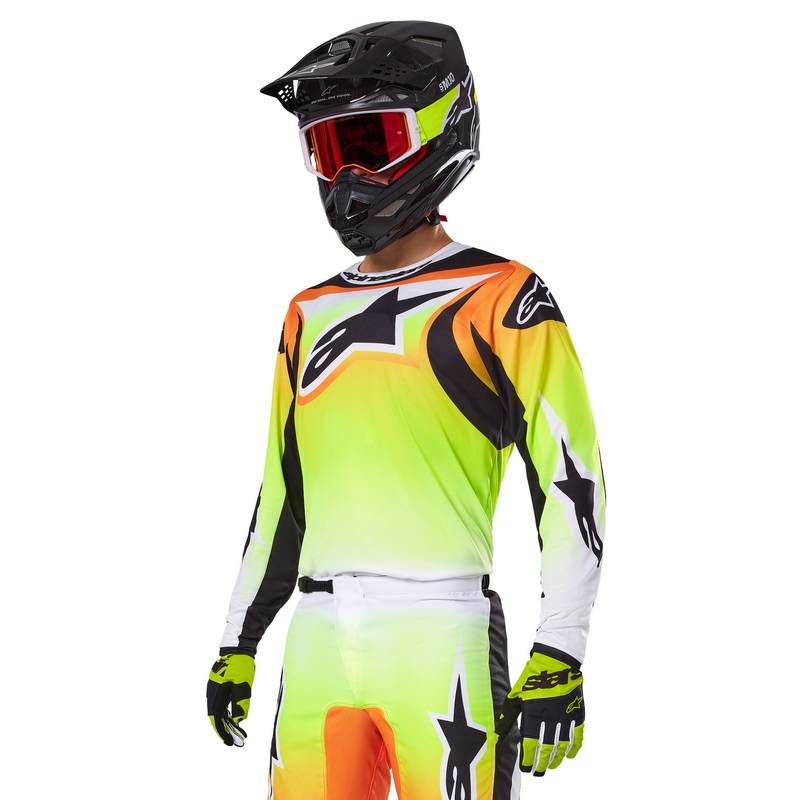 Alpinestars Fluid Wurx motocross dres žuto-crni