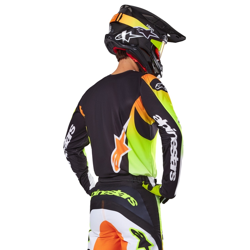 Alpinestars Fluid Wurx motocross dres žuto-crni