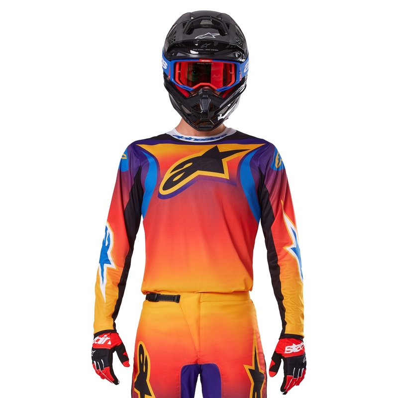 Višebojna motokros majica Alpinestars Fluid Wurx
