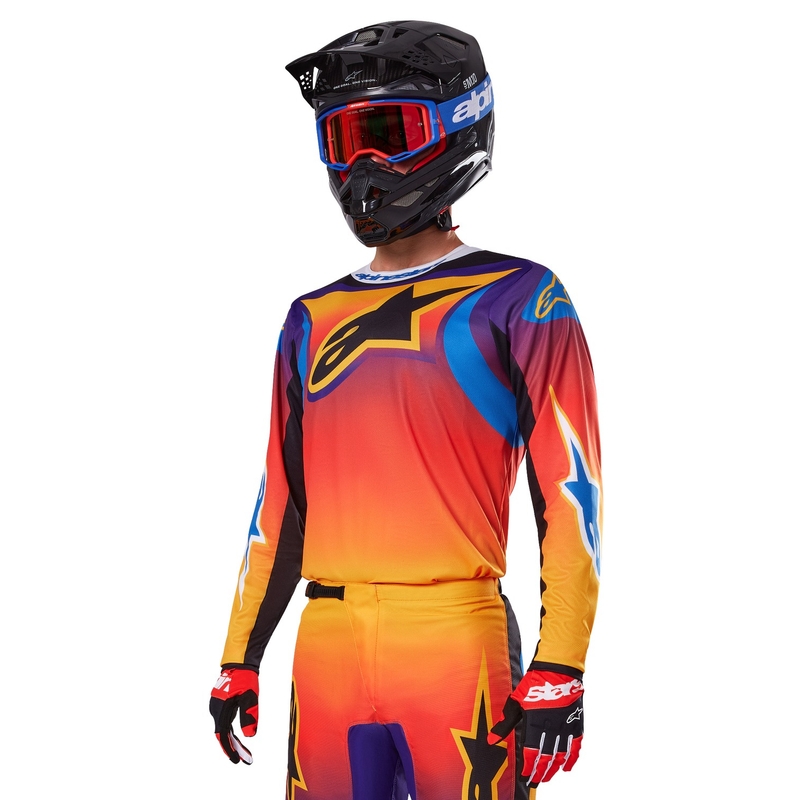 Višebojna motokros majica Alpinestars Fluid Wurx