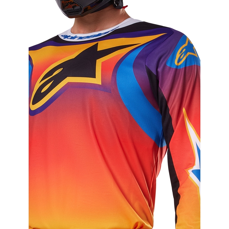 Višebojna motokros majica Alpinestars Fluid Wurx