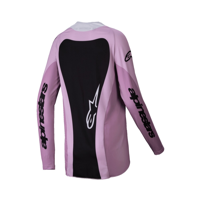 Alpinestars Stella Techstar Melt crno-krem-crvena ženska motokros majica