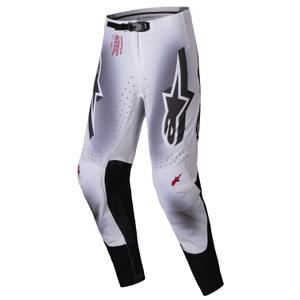 Alpinestars Supertech Maker motocross hlače srebrno-crne