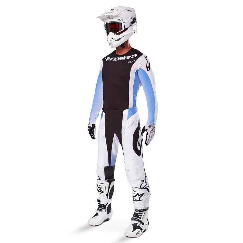 Alpinestars Techstar Melt motocross hlače crno-plave