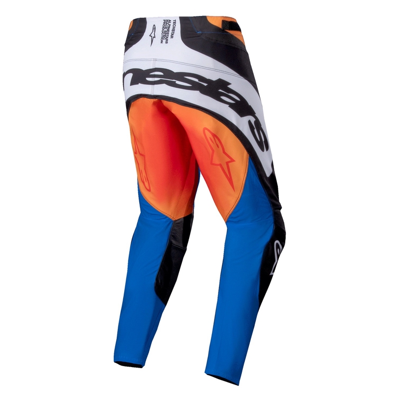 Alpinestars Techstar Melt motokros hlače narančasto-plave