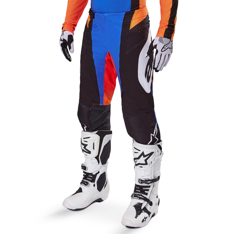 Alpinestars Techstar Melt motokros hlače narančasto-plave