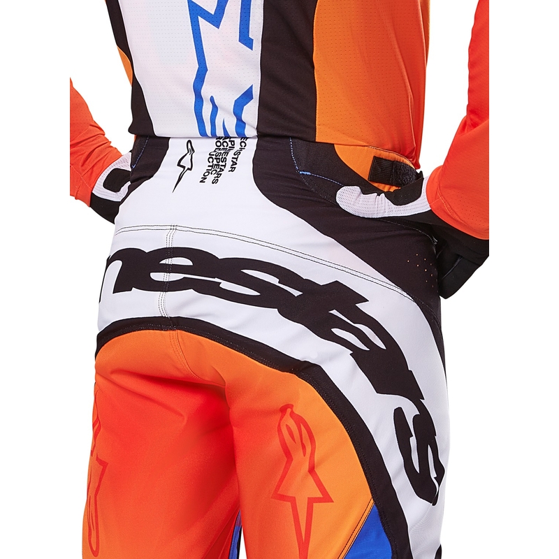 Alpinestars Techstar Melt motokros hlače narančasto-plave