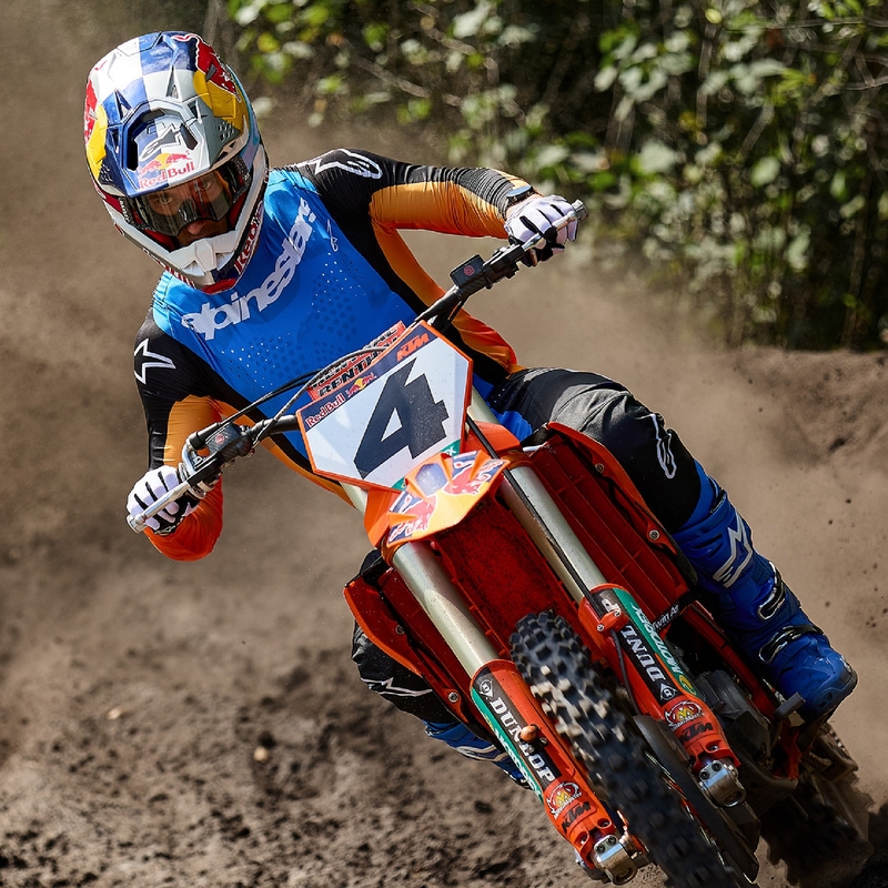 Alpinestars Techstar Melt motokros hlače narančasto-plave