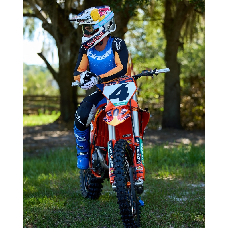 Alpinestars Techstar Melt motokros hlače narančasto-plave