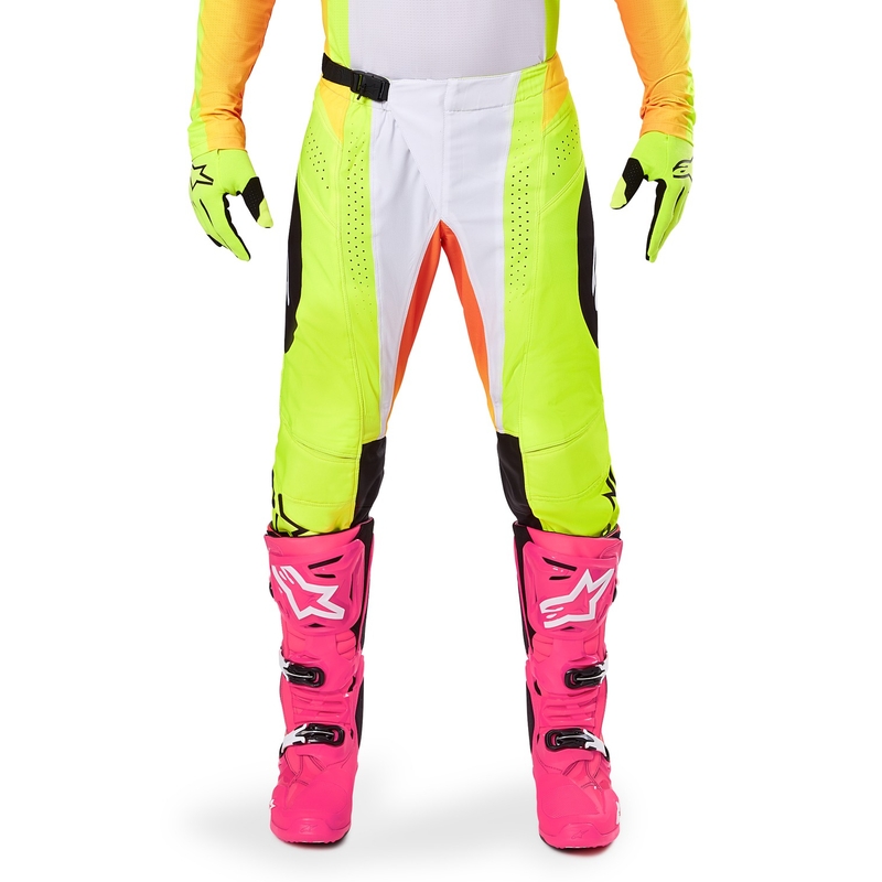 Alpinestars Techstar Melt motocross hlače žuto-crne