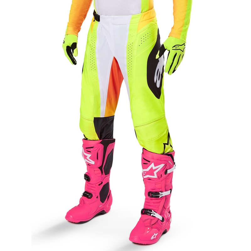 Alpinestars Techstar Melt motocross hlače žuto-crne