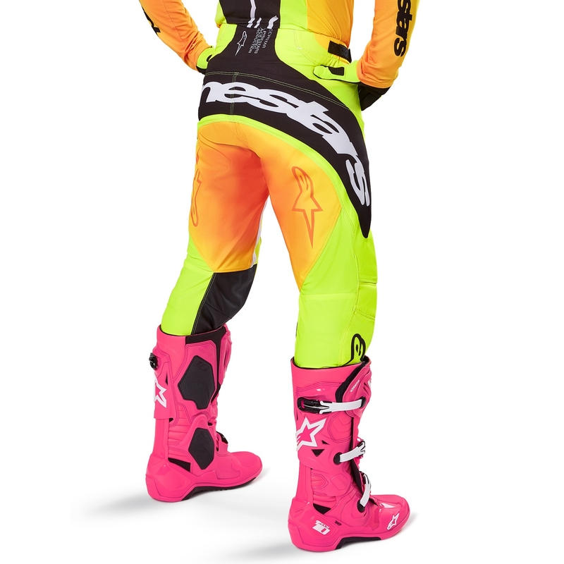 Alpinestars Techstar Melt motocross hlače žuto-crne