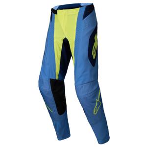 Motocross hlače Alpinestars Techstar Melt fluo žuto-plave