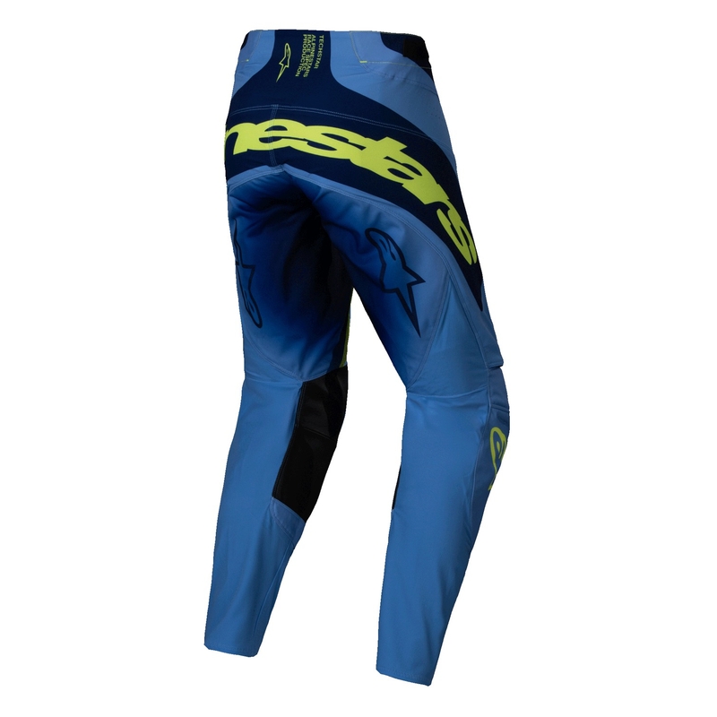 Motocross hlače Alpinestars Techstar Melt fluo žuto-plave