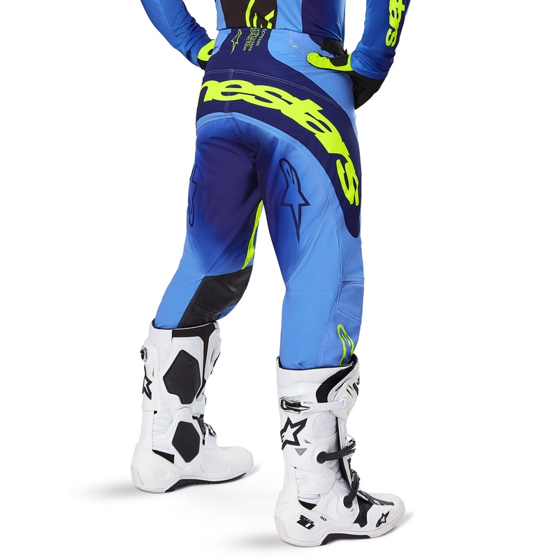 Motocross hlače Alpinestars Techstar Melt fluo žuto-plave