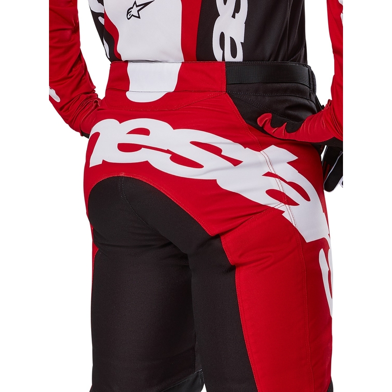 Alpinestars Racer Veil motokros hlače crno-crvene