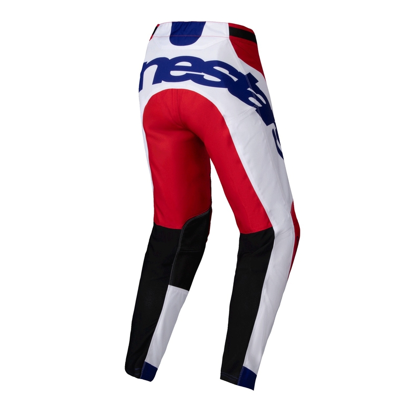 Alpinestars Racer Veil motocross hlače crveno-bijele