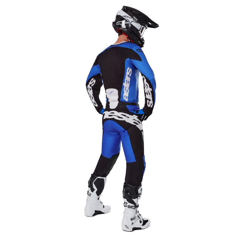 Alpinestars Racer Veil motocross hlače plavo-crne