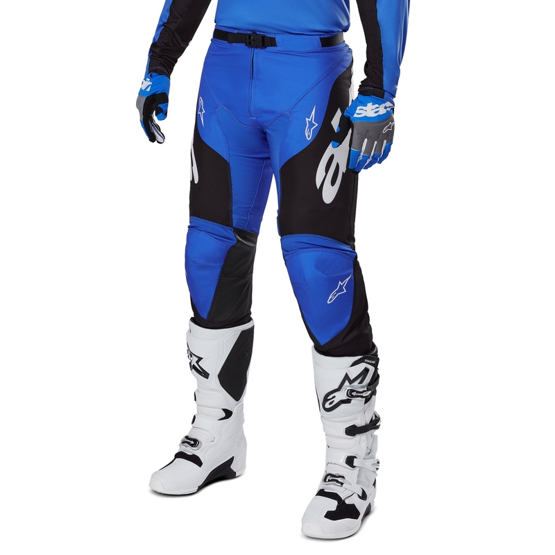 Alpinestars Racer Veil motocross hlače plavo-crne