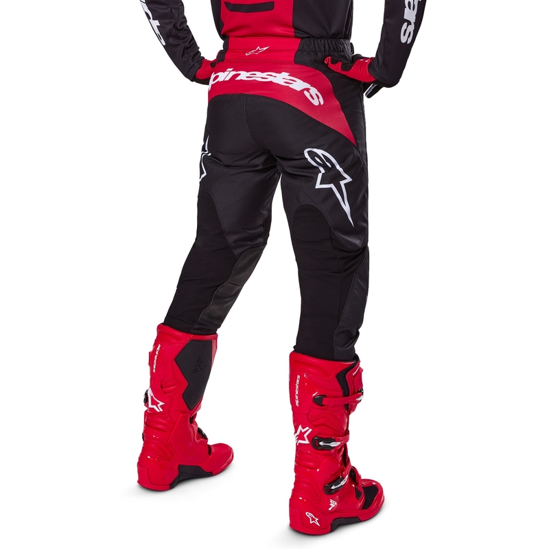Alpinestars Fluid Haul motocross hlače crno-bijele