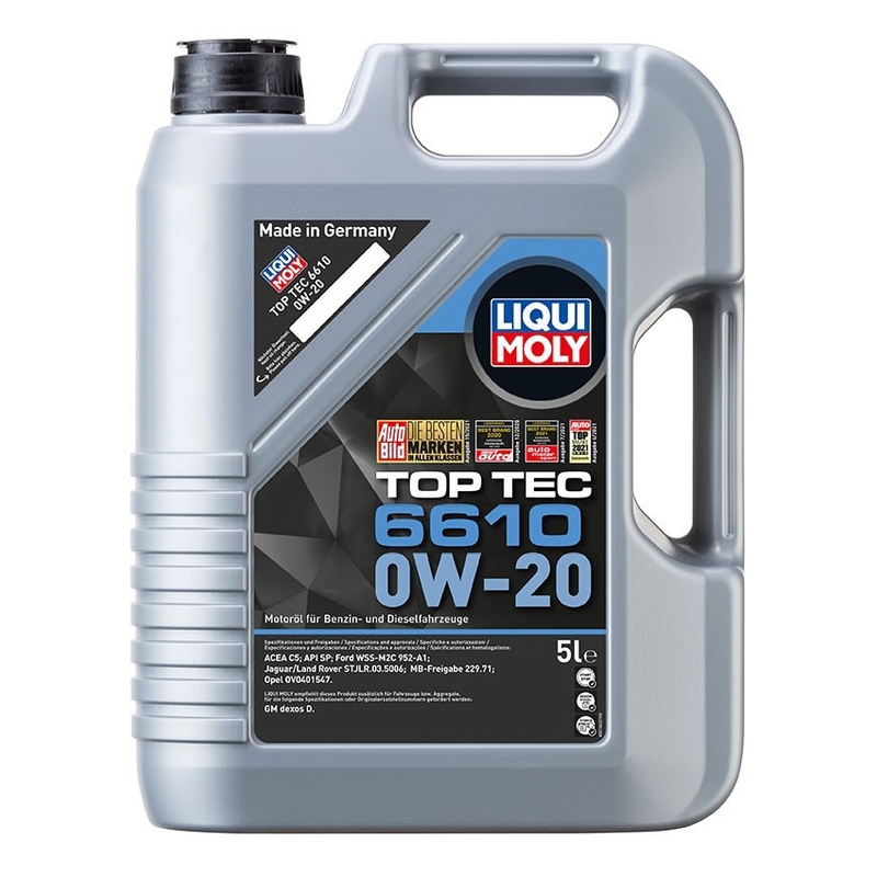 Sintetičko motorno ulje LIQUI MOLY Top Tec 6610 0W-20 5 l