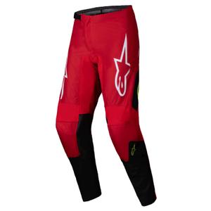 Alpinestars Fluid Haul motocross hlače crveno-crne