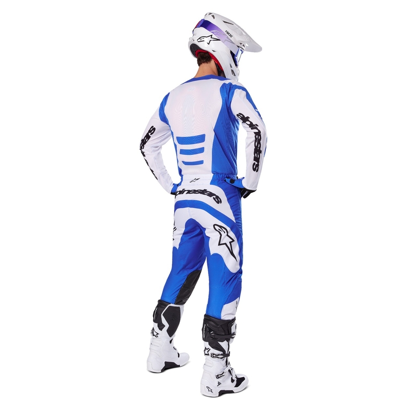 Alpinestars Fluid Haul motocross hlače plavo-bijele