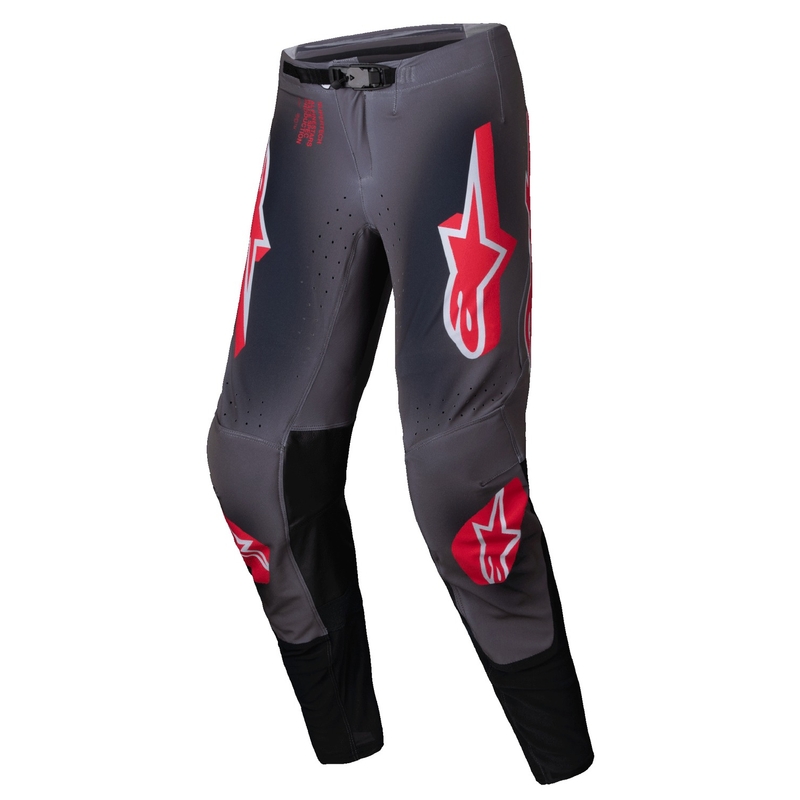 Alpinestars Supertech Lipan motocross hlače dimljeno-crvene