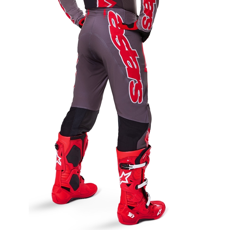 Alpinestars Supertech Lipan motocross hlače dimljeno-crvene