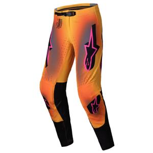 Motocross hlače Alpinestars Supertech Lipan žuto-roze