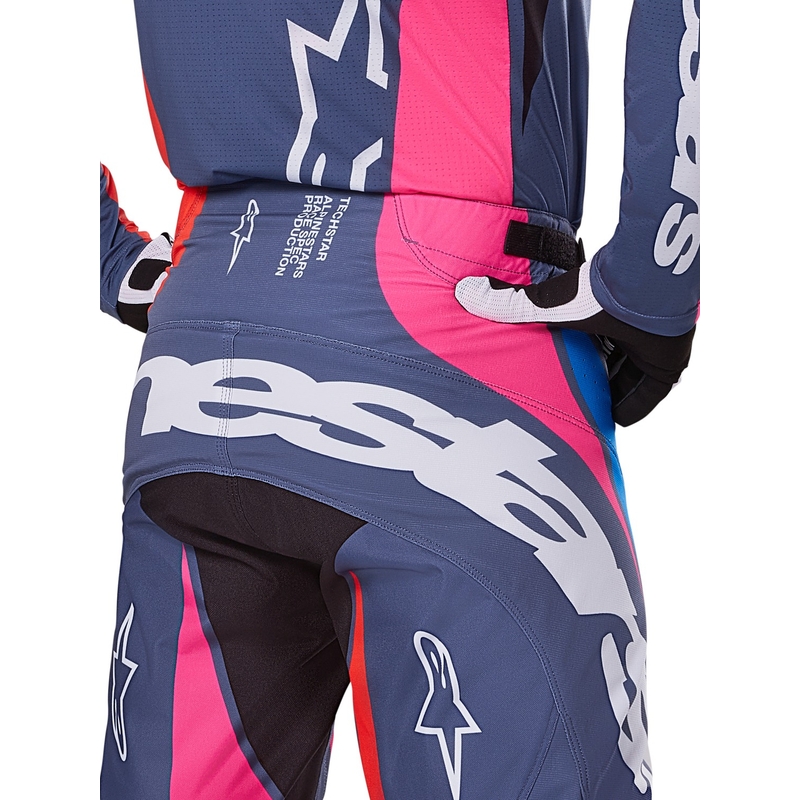 Alpinestars Techstar Dreem motocross hlače sive-višebojne